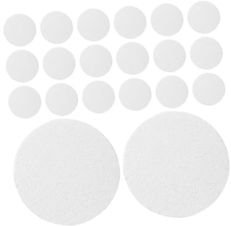 DECOMELODY 20 Gesichtsschwämme Zur – Gesichtsschwamm Aus Komprimierter Natürlicher Holzzellstoff-baumwolle Zur Gesichtsreinigung, Peeling, Make-up, Spa-maskenentfernungspad