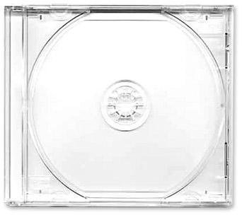 Jewel Cases 5,2mm CD Tray Transparent 10