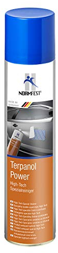Normfest Terpanol Power Spezialreiniger – entfernt Klebstoff, Öl, Fett, Silikon, Bitumen und mehr, mit Orangenterpenen, silikonfrei, für Fahrzeugpflege, Werkstatt und Industrie, 400 ml