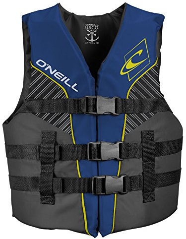 O'Neill Youth Superlite USCG Life Vest,Pacific/Smoke/Black:Yellow,1sz