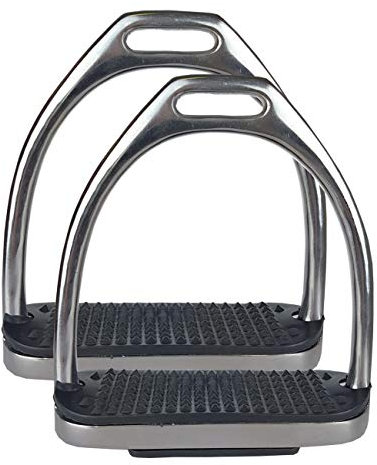 York FILLIS Stirrups Stainless Steel with Black Insert
