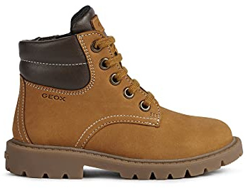 Geox Garçon J Shaylax Boy B Bottines, Yellow/Brown, 38 EU