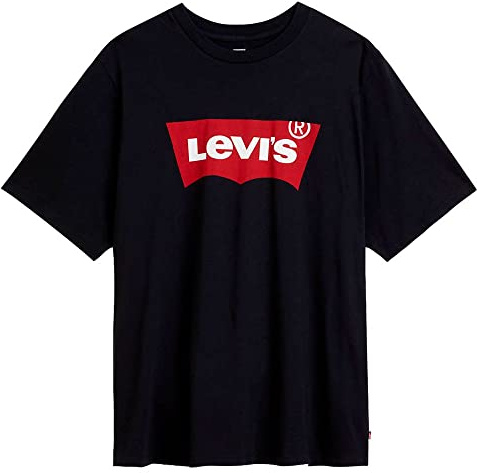 Levi's Big & Tall Graphic Tee, Uomo, Batwing Srt Mineral Black, 3XL