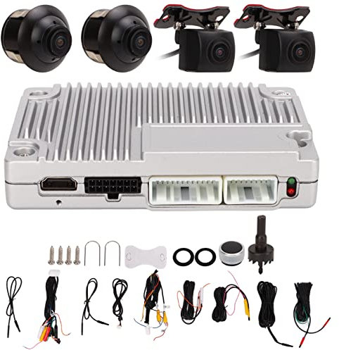 1080P HD Car 360 Degree Bird View Surround System 4-kanals backup parkeringskameror 2D 3D Multi View för fordon