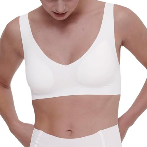 Sloggi Damen Zero Feel 2.0 Bralette, Silk White, L