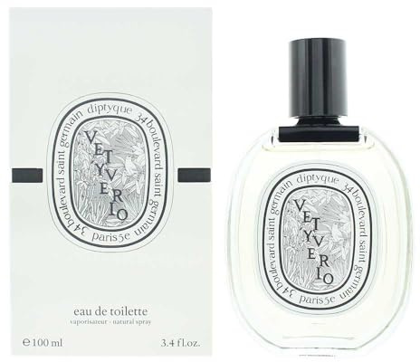 Diptyque Vetyverio Eau de Toilette 100ml - Diptyque Körperparfümspray, ideal für Erwachsene, Unisex (3700431425966)