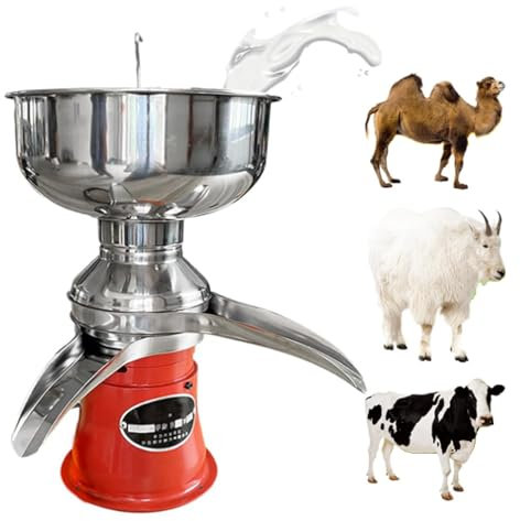 Professional Whipped Cream Dispenser Electric Fresh Milk Cream Separator for Cow Milk Milk and Cream Butter Separator Machine, Multifunctional Milky Cream Separator for Farmer