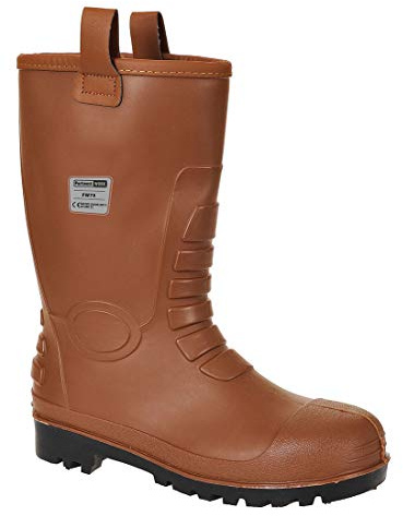 Portwest FW75 Neptune Bottes de Sécurité Rigger Brun Clair, 44