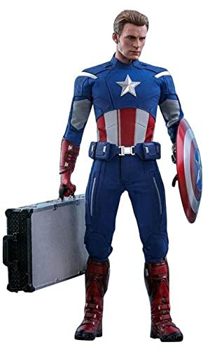 Hot Toys - 1:6 Captain America - 2012 Version, Multicolor