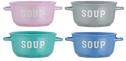 EMS UK LTD Waterside - Set of 4 Handled Soup Bowls