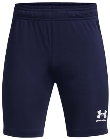 Under Armour Boys' Y Challenger Core Short, Fast-Drying and Sweat-Wicking Boys' Shorts with 4-Way Stretch, Loose Running Shorts for PE, Football Training and More