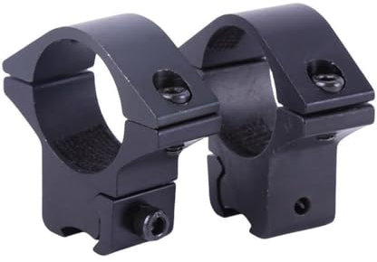 MyHaing Paire de 25,4 mm Bague de Fixation de la Lunette Optique Support de visée Queue d'aronde 11mm Rail Bas Selle