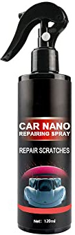 Spray de Cire de Peinture Nano Hydrophobe, Film de Revêtement en Cristal de Revêtement Liquide pour Voiture de 120ml, Protège du Vieillissement et des Rayures (Couleur assortie)