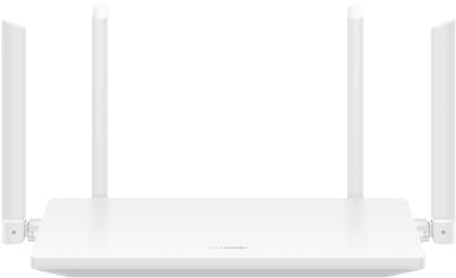 HUAWEI WiFi AX2 NEW, Wi-Fi 6 5 GHz Fino a 1.500 Mbps, Copertura Visualizzata,Risoluzione dei Problemi con un Clic,Controllo Parentale Completo, Punti d'accesso a Adattamento Automatico WAN/LAN, Bianco