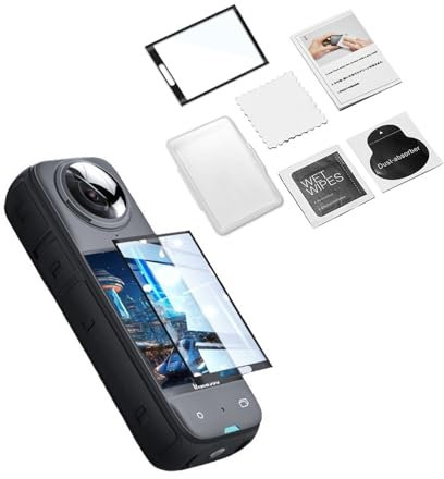 T TAKONE Pellicola proteggi schermo per Insta 360 X4, vetro temperato per fotocamera Insta360 X4, resistente agli urti, antigraffio e ad alta risoluzione accessori