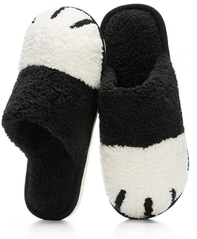 GOEWY Pantofole Animali Carini in Peluche per Donna e Uomo, Ciabatte Invernali Morbide con Solette in Memory Foam, Calde e Antiscivolo per Casa ed Esterno