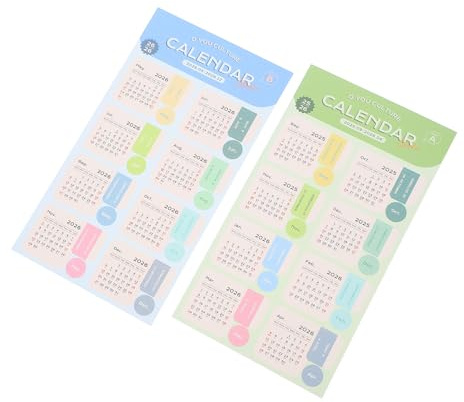 Calendario 2026, grande calendario annuale da parete, poster, pianificatore mensile da appendere con spaziose caselle per le date, organizer gigante in carta per scuola, ufficio, m