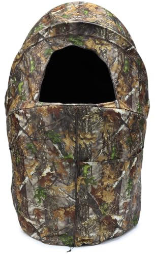 One Man Chair Blind Pop Up Camo Hide Wildlife Photography Hunting 125x95cm