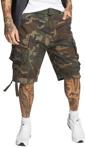Brandit Savage Vintage Shorts, Farbe: Woodland, Größe: L