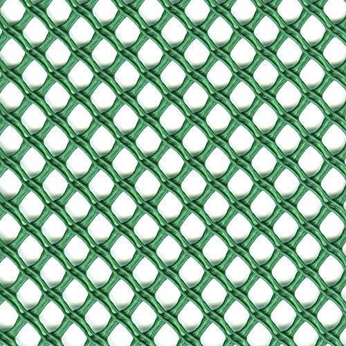 TENAX Airy 1,00x5 m Vert, Filet en Plastique, Filet Décoratif Brise-Vue et Brise-Vent pour Terrasses, Balcons et Jardins