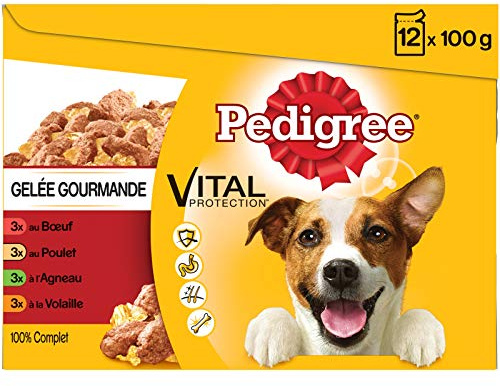 Pedigree Sachets Fraîcheur en Gelée pour Chien 12 x 100g