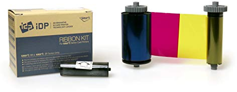 IDP Smart 51 Printer Ribbon, 659376 YMCKOK Colour Ribbon w Cleaning Roller. For Smart 51 ID Card Printers | for IDP Smart 31 & 51 Card Printers