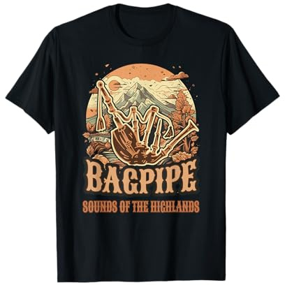 Cornemuseur cornemuse-instrument Bagpipe-Sound Cornemuse T-Shirt