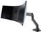 BEWISER Heavy Duty Monitor Arm Ultrawide Mount for 34-49 inches and New 57 inches Screens,Weight Capacity Up to 44 lbs,Full Motion Height Swivel Adjustable Monitor Arm（Black)