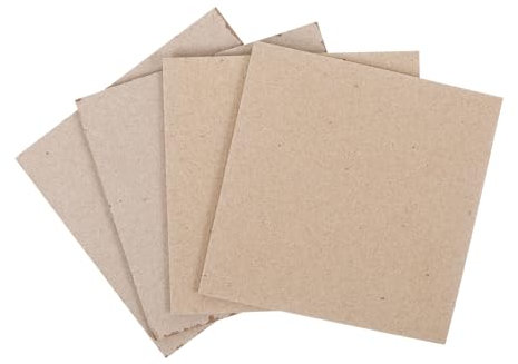 HAWILLOSCH 4 Stück Zubehör für Blumenpressen blütenpressen Anlage Pflanzen Musterwerkzeuge Blumen-Pressemappe Blumenpresse-Kit Werkzeug zum Pressen von Früchten Prägegerät hölzern Beige