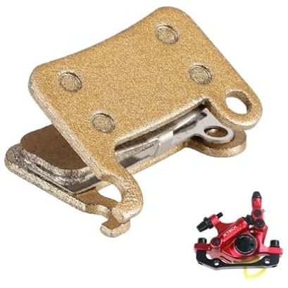 2 Paar Bremsbeläge Fahrrad Scheibenbremse,32mm*27mm*4MM für Xiaomi Mi Scooter 3 XTR Hone Zoom,Bremssättel,Scooter Ersatz,Mountainbike Elektrofahrrad Scheibenbremsbelag Ersatz Fahrrad Zubehör