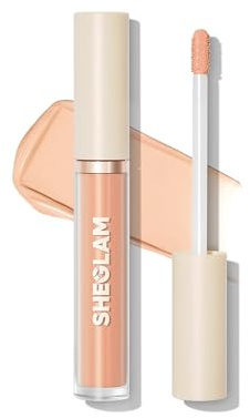 SHEGLAM 12HR Full Coverage Concealer Matte Finish Concealer Stick for Under Eye and Dark Circles-Peach