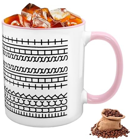 Mritritritrit Mugg med dolt budskap för kontor, denna roliga mugg, 350 ml rolig keramisk kaffekopp med dolt meddelande för april-fånardag, alla hjärtans dag, födelsedagspresenter (rosa)