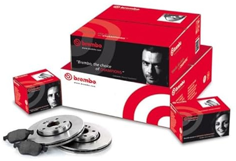 KIT DISCHI FRENO+ PATTINI BREMBO FIAT PANDA (169) 1.2 Natural Power 44KW 60CV
