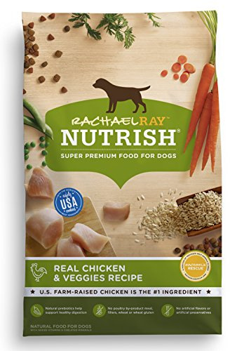 Rachael Ray Nutrish Premium Natural Dry Dog Food, Real Chicken & Veggies Recipe, 14 Pounds