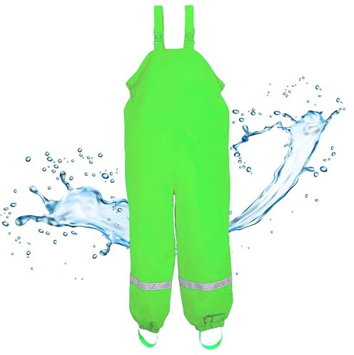 BMS Kinder Schneehose Taslan/Sorona Limette-92