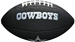 WILSON Sporting Goods NFL Dallas Cowboys Team Logo Football , Black, Mini Size