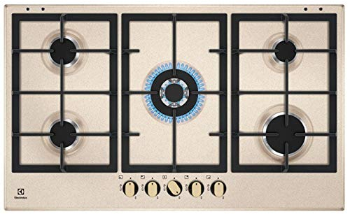 Electrolux KGS9536RS - Piano cottura 5 fuochi da 90 cm colore Sabbia