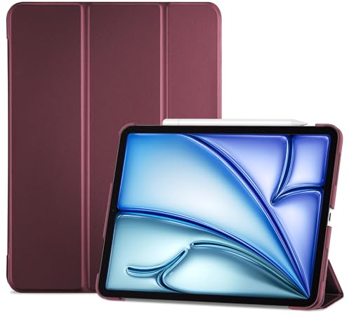 ProCase Hülle für iPad Air 11 Zoll M4/M3/M2 (2026/2025/2024), 11 iPad Air 8./7./6./5/4 Gen 10,9 Zoll (2022/2020) Schutzhülle Case Cover für iPad Air 11 -Wein