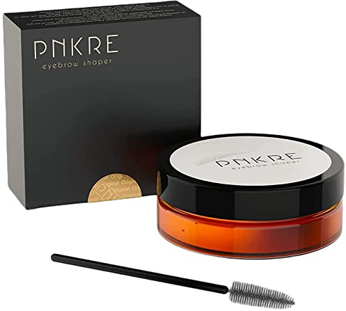 PNKRE Eyebrow Wax Shaping Soap Extra haltbares, langlebiges Shaper Gel, Styling Pomade Makeup Balm für vollere und dickere Augenbrauen 50ml