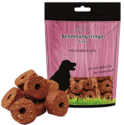 Schecker Belohnungsringe mit Cerealien und Lachs - weich - gut teilbar - ideales Leckerli für zwischendurch - 1500 g - Hundekuchen