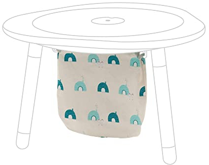 Stokke MuTable Sacca di cotone, Igloo - Sacca raccogligiochi per giocattoli di grandezza piccola-media - In morbido cotone - Leggera, Facile da trasportare