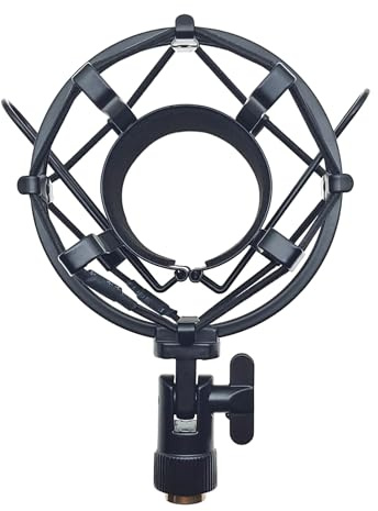 SYCZIOHU Universal Aluminum Alloy Mic Stand Shock Mount for 45-50mm Microphone