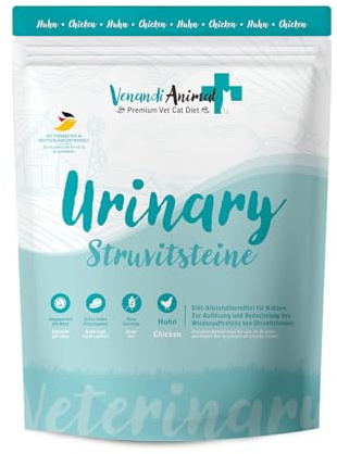 Venandi Animal Vet – Cibo secco premium per gatti - Dieta – Urinary/Calcoli di struvite – Pollo, 1er Pack (1 x 1,5kg), senza cereali