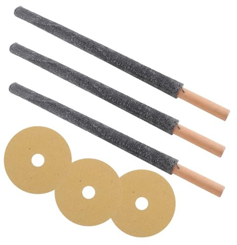 Gatuida 3 Pièces Torches pour Événements Extérieurs Torches Manuelles Piquet pour Décoration de Jardin Ambiance Chaleureuse Durable pour Patio Arrière Cour