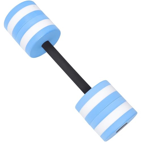 MUSISALY Manubri Acquatici Lunghi per Esercizi in Piscina Pesi Galleggianti in Eva Blu per Fitness Riabilitazione e attività Acquatiche per Adulti e Anziani