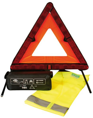 CORA 000126908 Kit di Sicurezza Triangolo Nano e Gilet