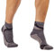 MICO PROFESSIONELLE LAUFSOCKEN, ultraleicht, extraleichtes Gewicht, aus Polyamid, Unisex für Herren und Damen, sportlich (41-43, Schwarzer/Grauer)