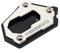 LongGreat CNC Aluminium Motorrad BM&W Seitenständer Vergrößern Unterstützung Fuß-Verbreiterung Ständer Platte für R1200GS/R1250GS/F750GS/F850GS ADV LC/Rallye HP (Silber-,R1250GS)