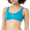 Calvin Klein Damen Bikinitop Bralette Gepolstert, Blau (Clear Turquoise), M