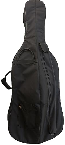 Cello Soft Bag 4/4 Full Size Cello case Waterproof Cello Soft Case Travel 3/4 Cello Gig Bag with Multiple Pockets & Handle & Adjustable Back Straps Cello Backpack (Style 1)